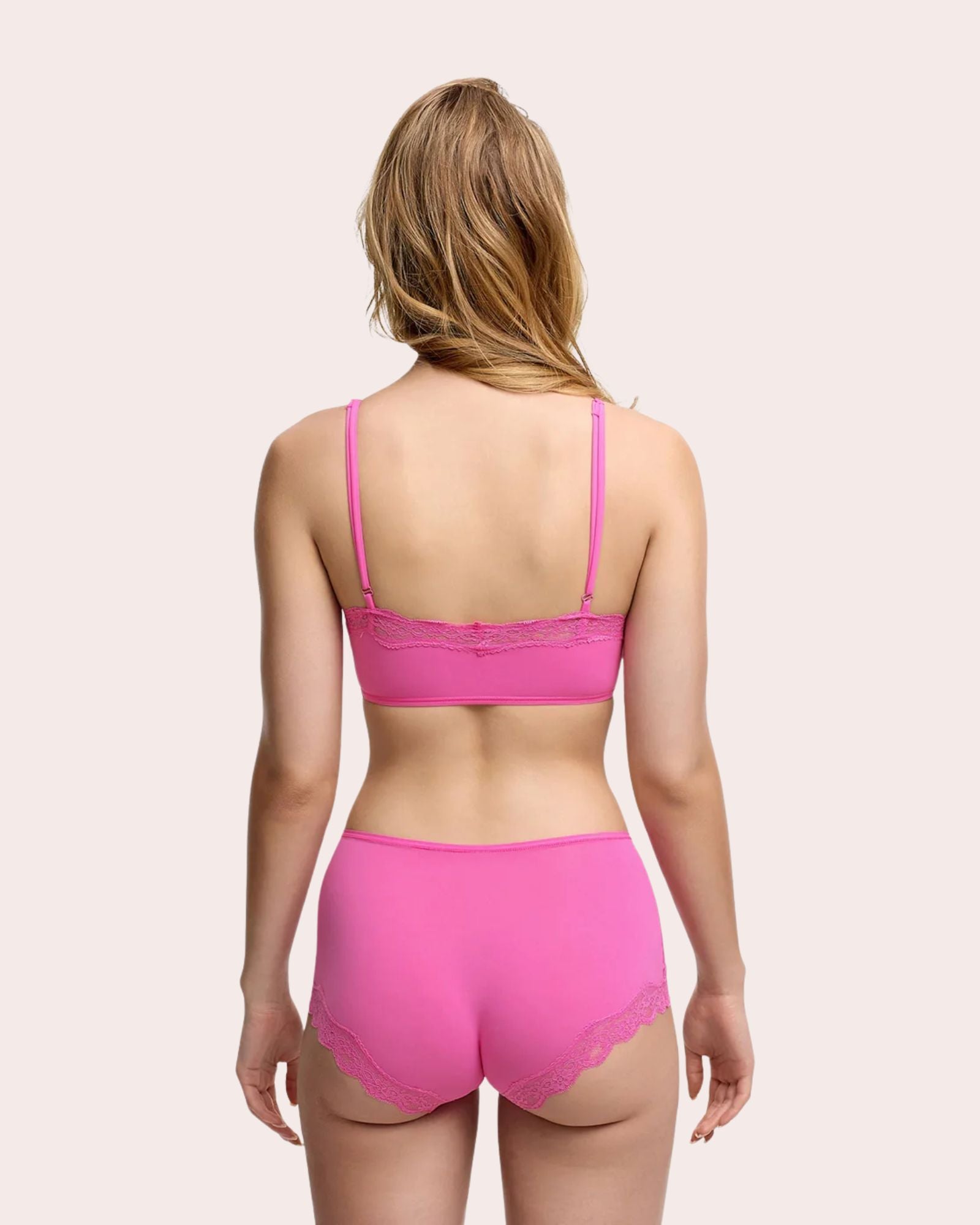 Nahtlose Hipster Slips mit Spitzenbesatz für Damen