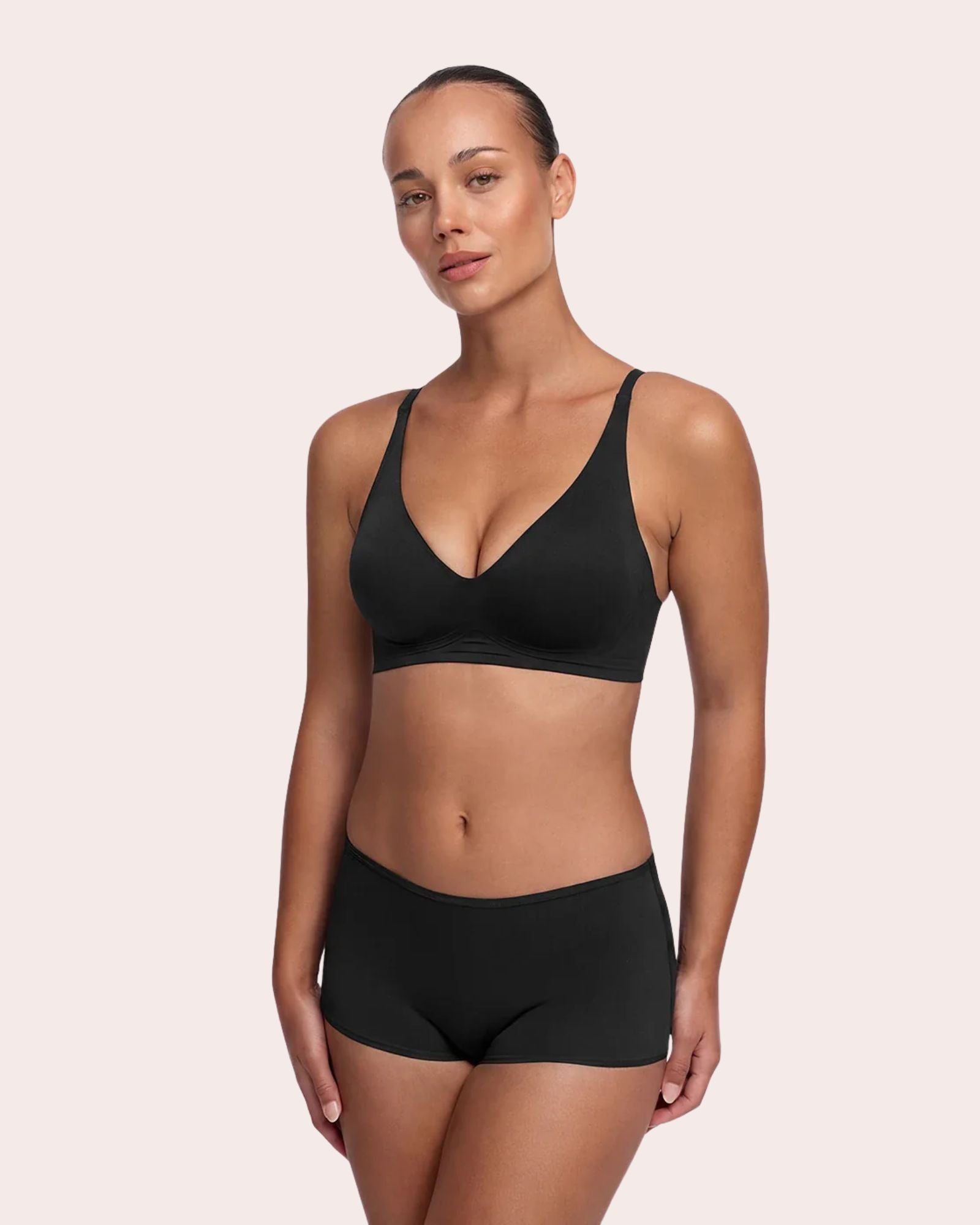 Comfort Push-Up BH Bügellos mit herausnehmbaren Cups und natürlichem Push-Up