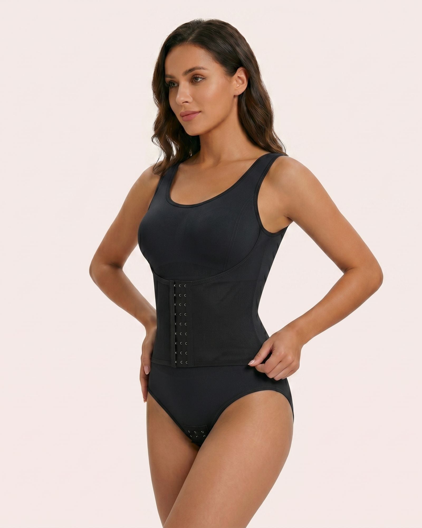 Nahtloser Shapewear Body Damen mit Hakenverschluss