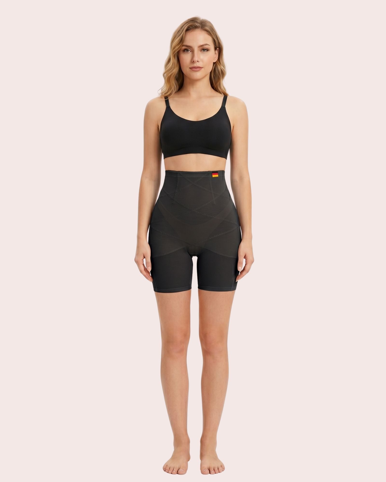 High Waist Shapewear Shorts Damen – Formende Miederhose mit Beinansatz
