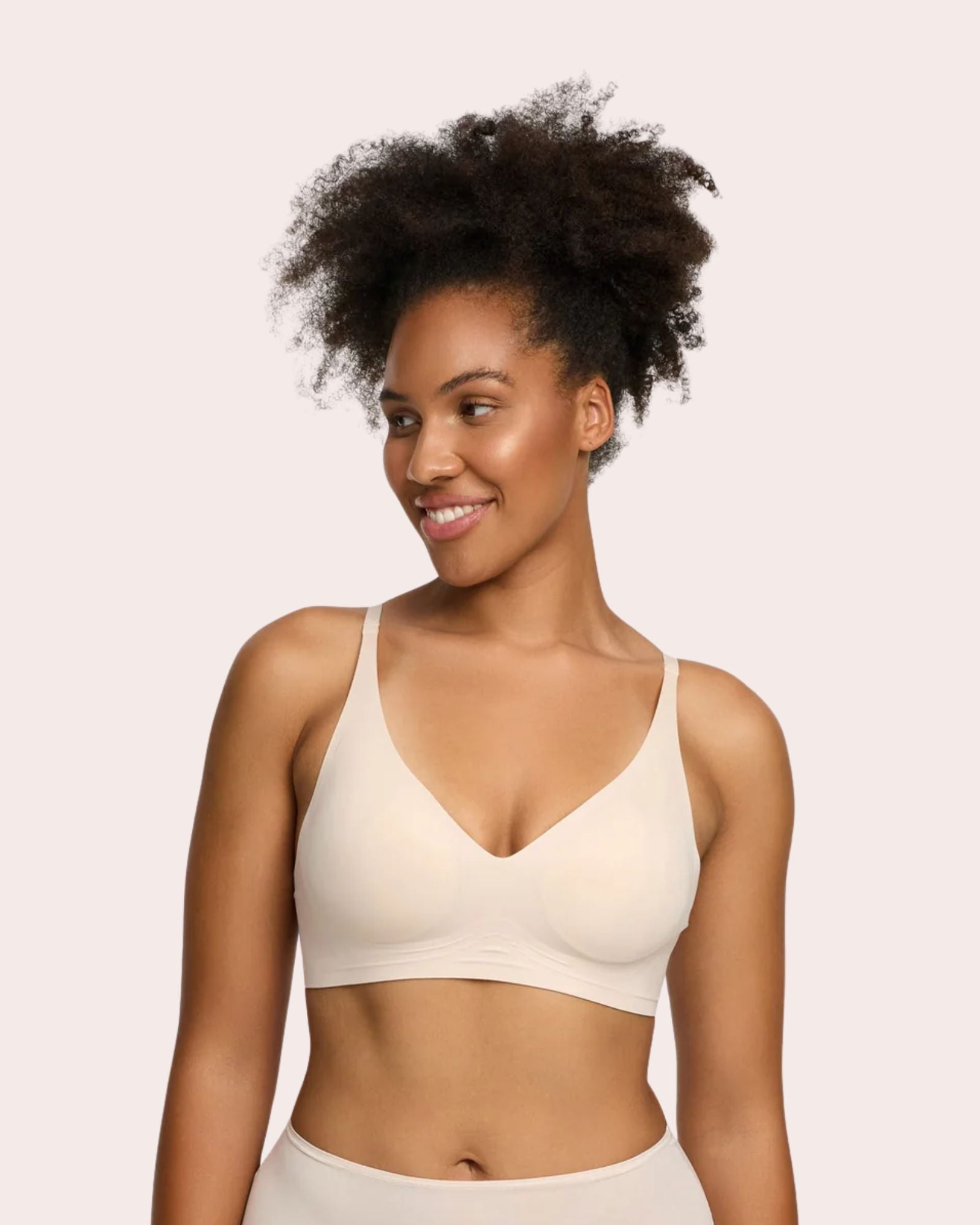 Comfort Push-Up BH Bügellos mit herausnehmbaren Cups und natürlichem Push-Up