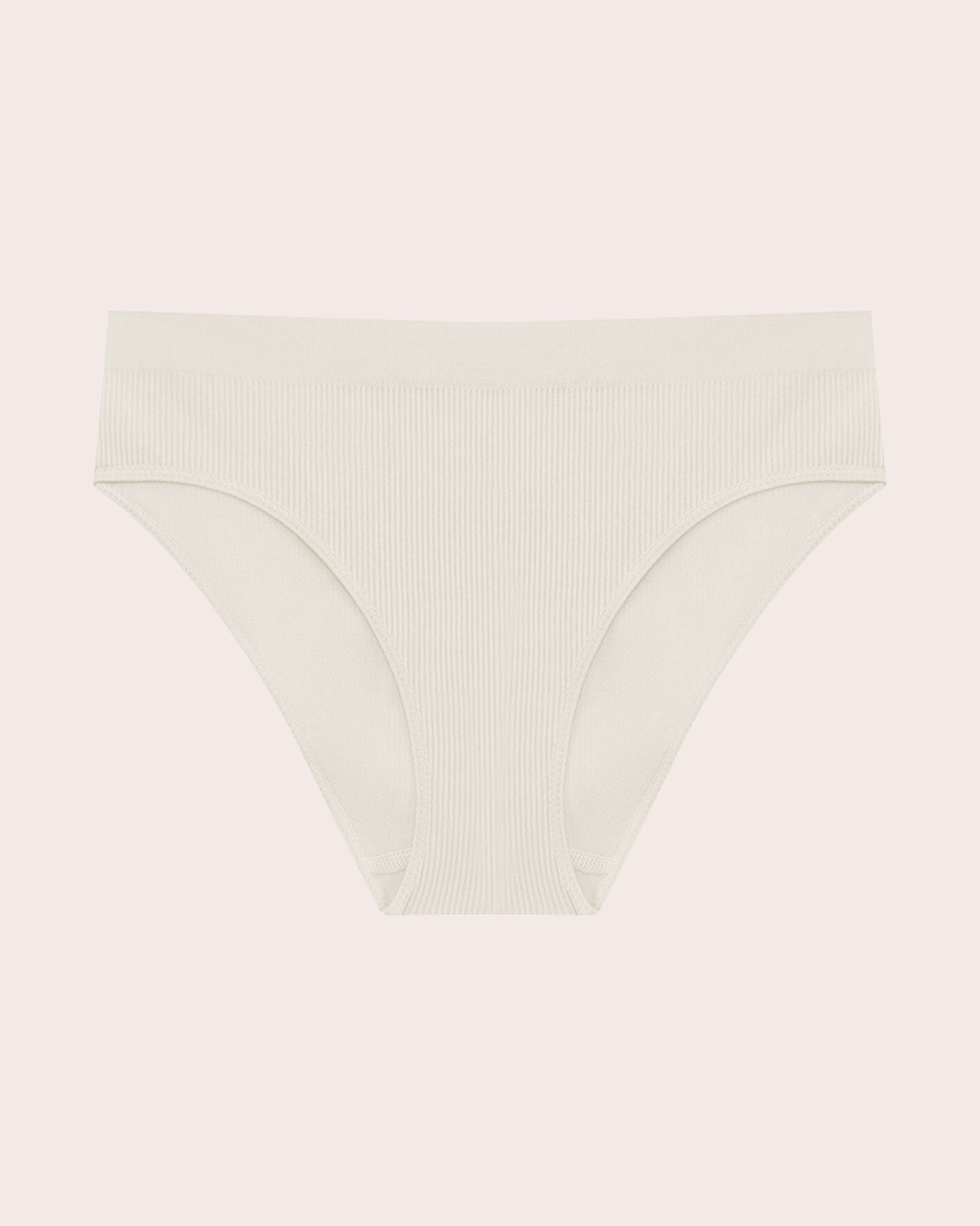 Damen Seamless Slip mit Hohem Bund – Gerippte Unterwäsche